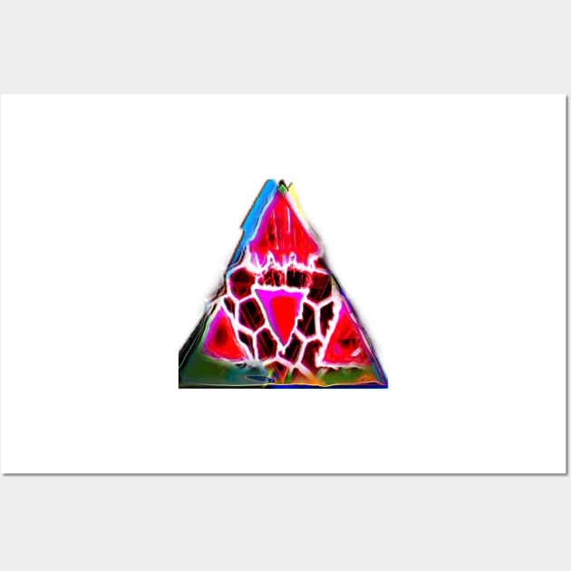 Supercharged Triforce Wall Art by TriForceDesign
